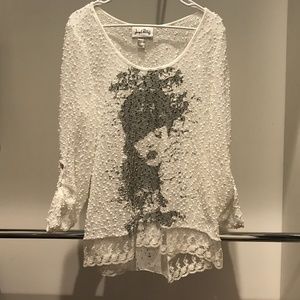 Joseph Ribkoff white top